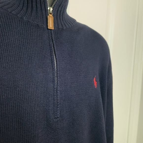 Polo Ralph Lauren Quarter-Zip Sweater Sz XXL - Picture 3 of 5